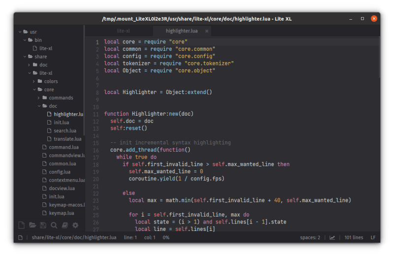 Meet Lite XL A Lightweight, OpenSource Text Editor for Linux Users
