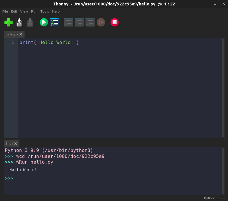 Thonny is an Ideal IDE for Teaching Python Programming