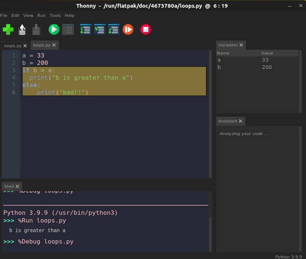 Thonny is an Ideal IDE for Teaching Python Programming