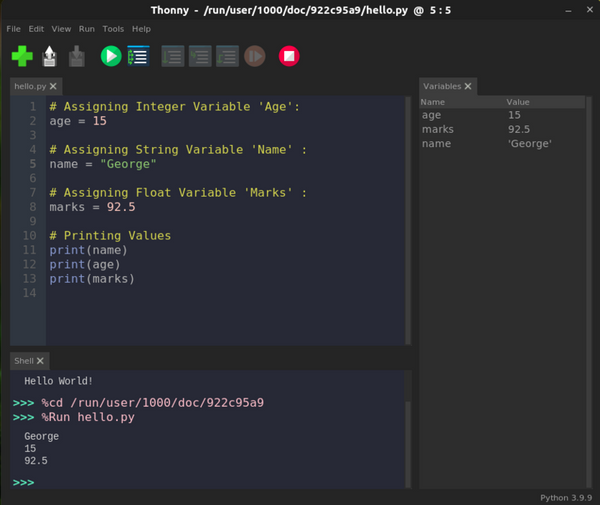 Thonny is an Ideal IDE for Teaching Python Programming