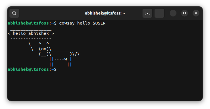 Cowsay 3.03 dfsg1 10 all deb