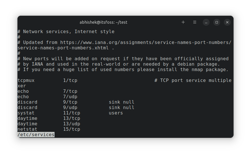 reading large files with less command