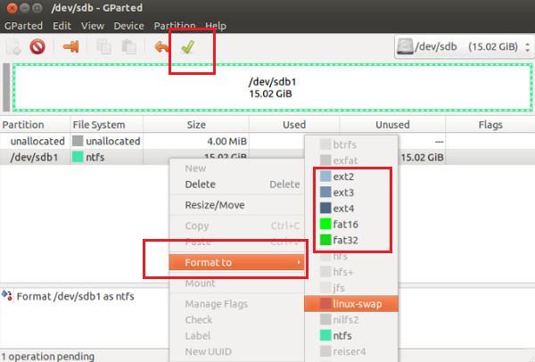 to Format a USB or SD Card in Linux