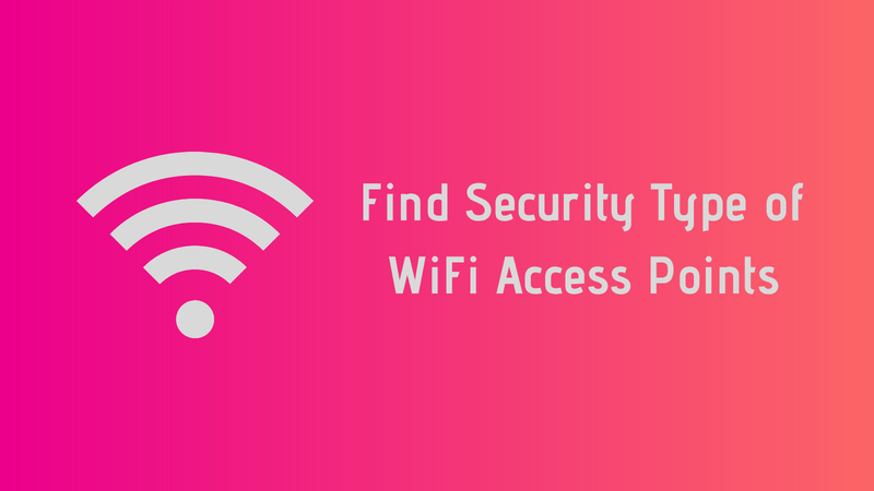 Check security type of wifi in Ubuntu Linux