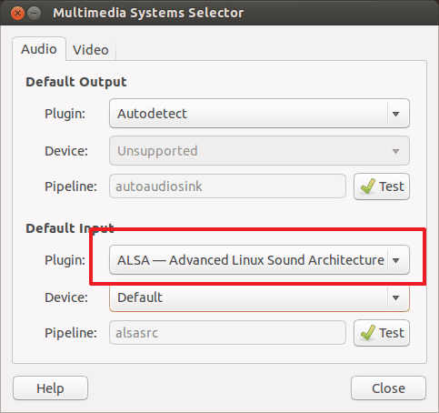 Ubuntu Mic Settings