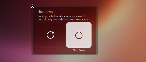 Ubuntu 13.04 New Features: Turn Off Option