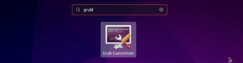 Grub customizer Ubuntu