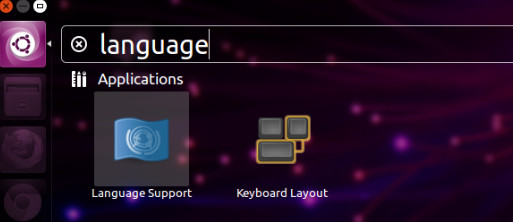 language support Ubuntu 13.04