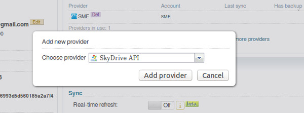 Add skydrive in Storage Made easy