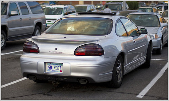 Funny Linux License Plate