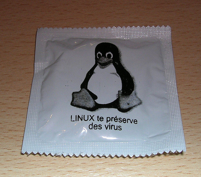 Funny Linux Condoms