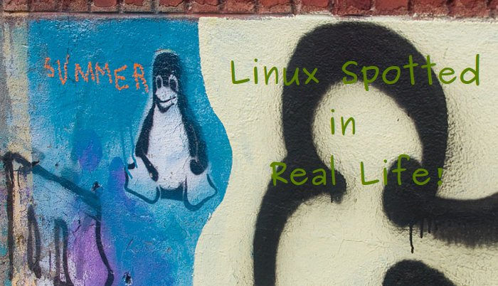 funny Linux spotted in real life