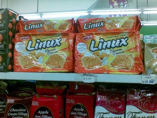 Funny Linux in real life: Linux biscuits