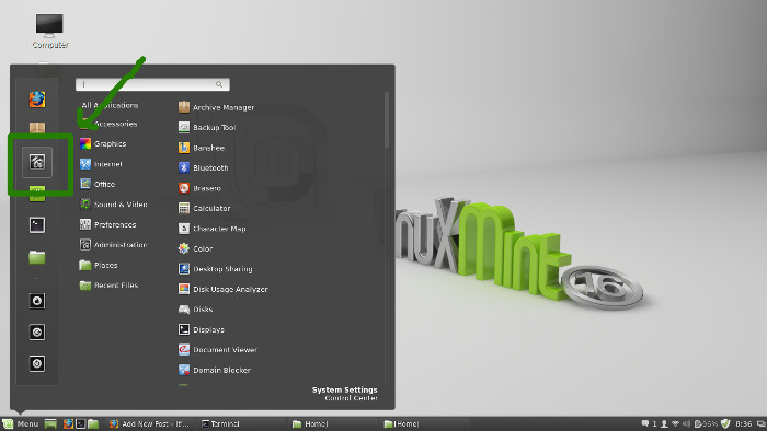 Linux Mint System Settings