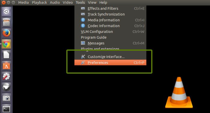 Enable VLC desktop notification in Ubuntu