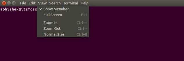 Switch to local menu option in Ubuntu 14.04