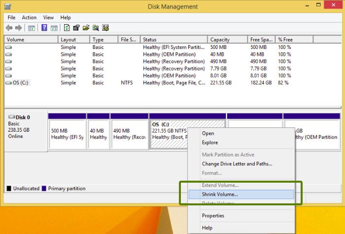 Disk partitioning for dual booting Windows and Ubuntu