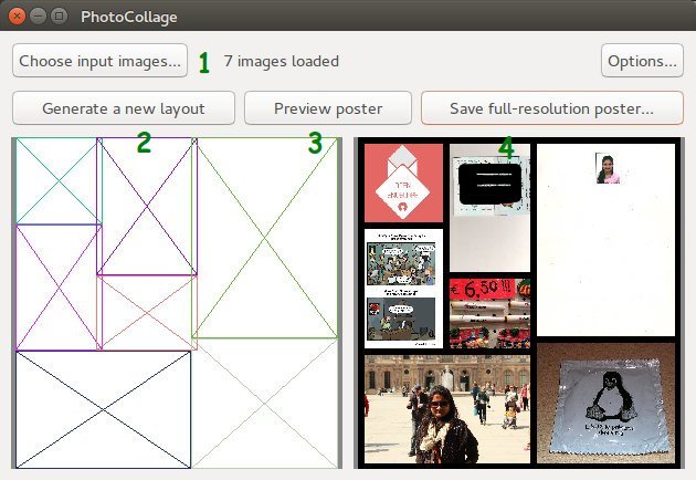 PhotoCollage Collage Maker App for Linux