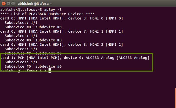 Fix No Sound in Ubuntu as HDMI By