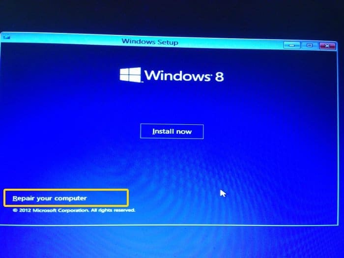 Repair windows boot loader