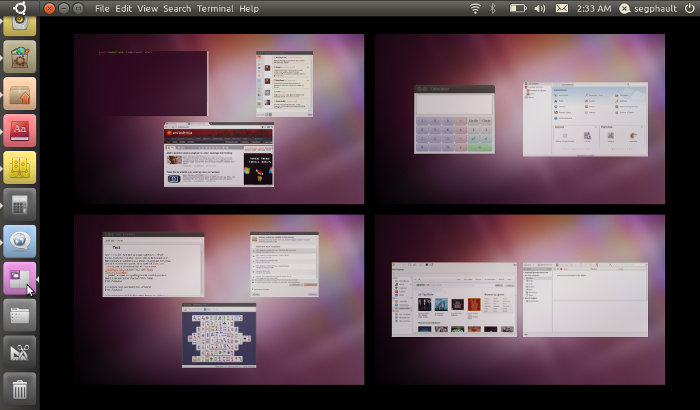 Multiple workspaces in Ubuntu