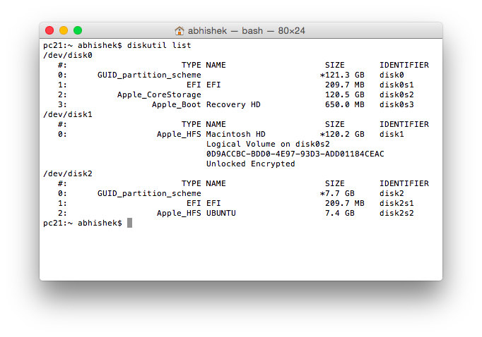 How a Bootable Ubuntu USB Drive for in OS X