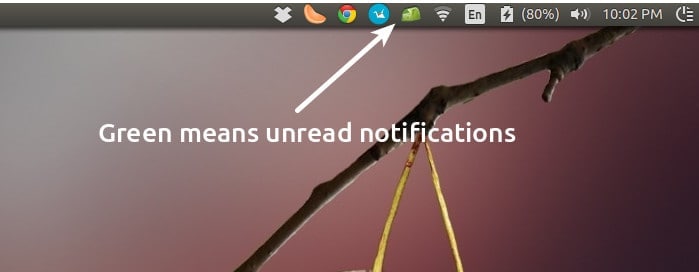 Recent notifications in Ubuntu 14.04