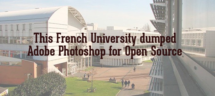 University Paris 8 dumped Adobe Photoshop for 