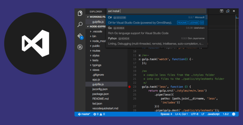 Visual Studio Code screenshot