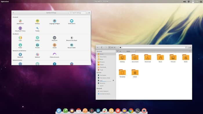 Numix theme in Elementary OS Freya