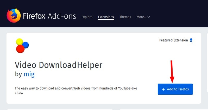 YouTube Video Downloader Firefox