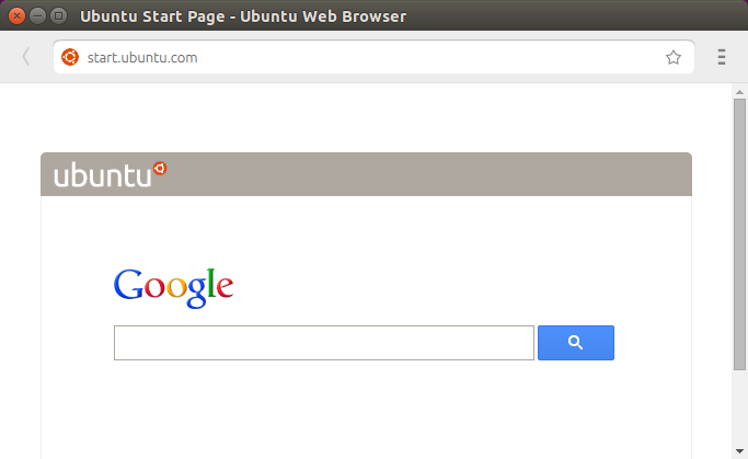 Ubuntu Web Browser