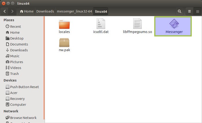 Facebook messenger desktop application for Linux