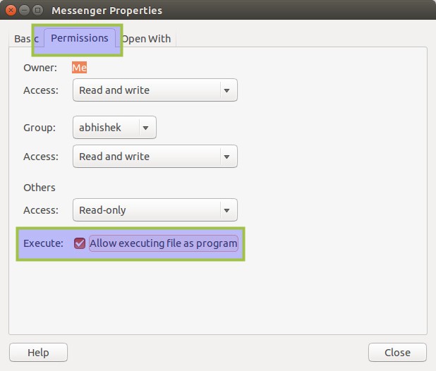 Facebook messenger app linux