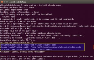 Installing Microsoft Visual Studio Code on Linux