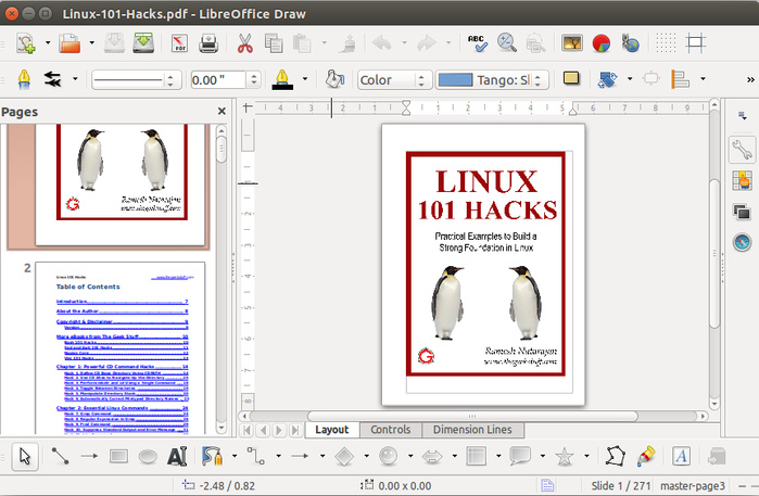 editable PDF files in Ubuntu Linux