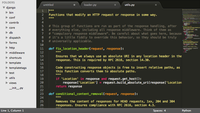 Sublime Text editor is perhaps even a better Notepad++ alternative in Ubuntu Linux