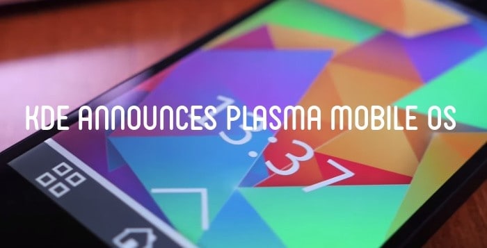 KDE announces Plasma mobile OS