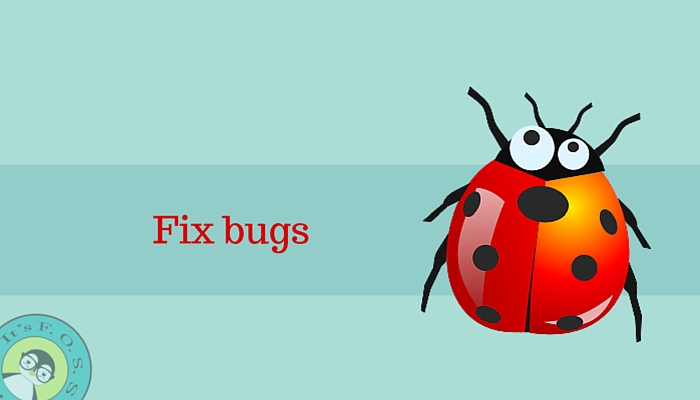 Fix bugs in order to help open source projects