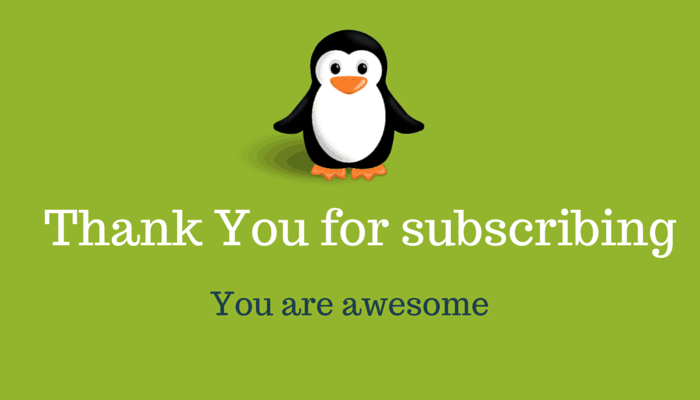Thank you for subscribing to our newsletter