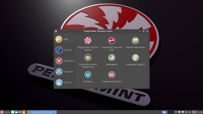 Peppermint is a lightweight Linux distro