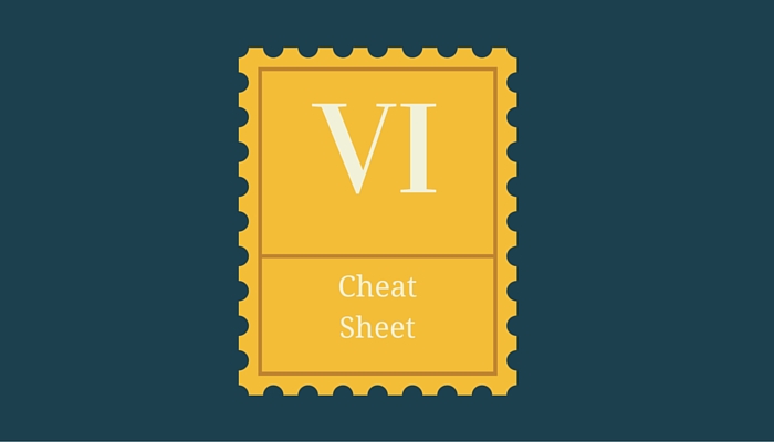 VI Cheat Sheet - Resources from GoSquared