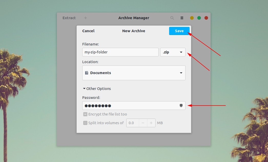 how-to-create-a-password-protected-zip-file-in-linux