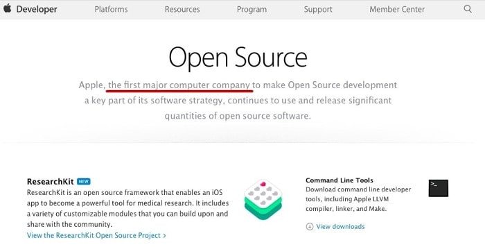 is mac open source