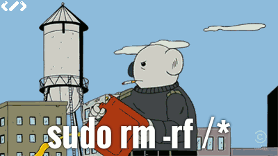 sudo rm -rf funny Linux command