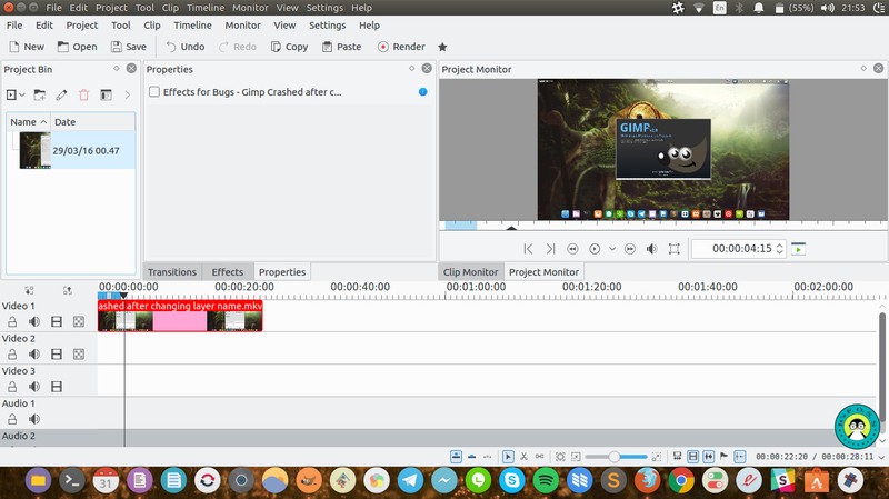 Kdenlive-free video editor on ubuntu