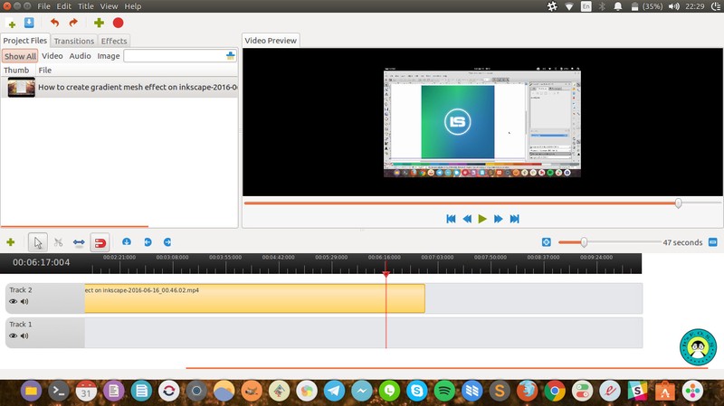 Openshot free video editor on ubuntu