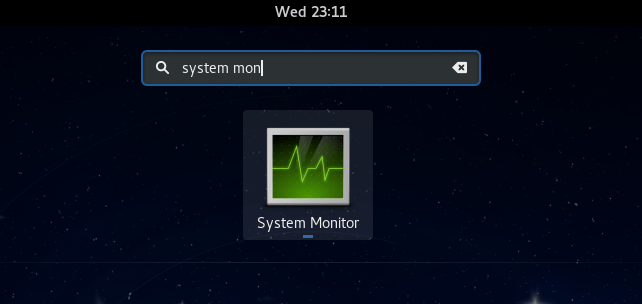 system monitor gnome