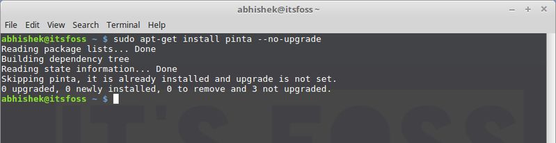 no upgrade package Linux