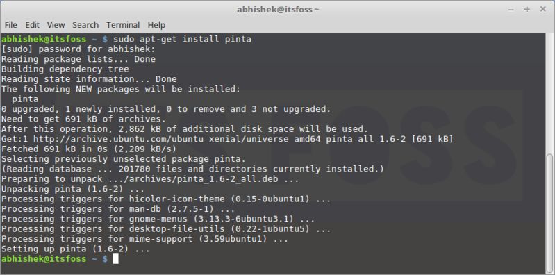 installing packages in Linux